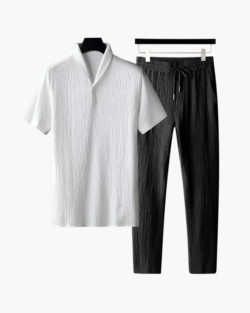 Ensemble Polo en Coton & Pantalon